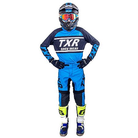 Conjunto TXR Enduro Azul