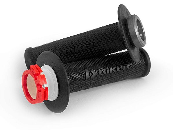 manopla Lock On Biker CRF 250R 04/17 CRF 450R 02/16 - Preto