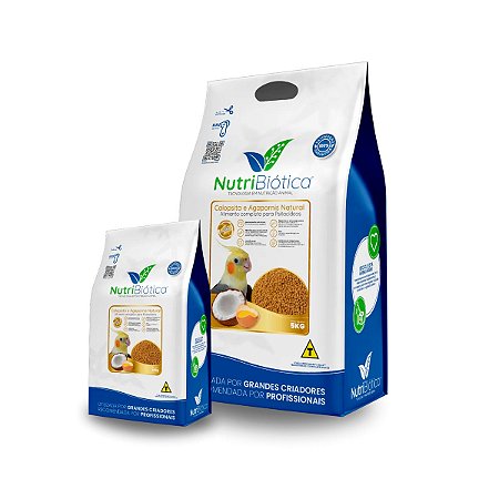 Nutribiótica Calopsita e Agapormis Natural