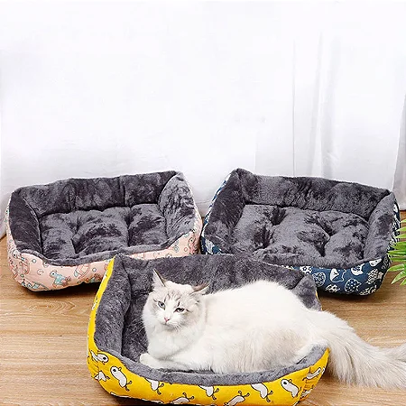 Cama para gato e cachorro ultra macia e lavável