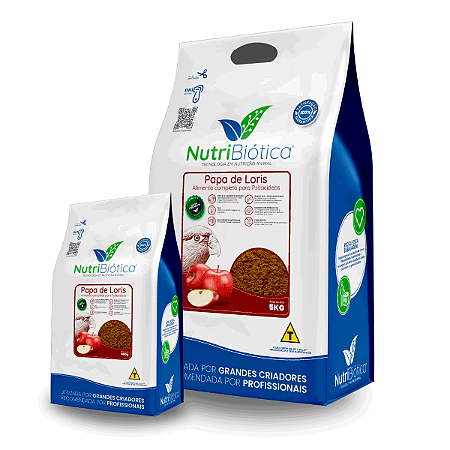 Nutribiótica Papa para Lóris Nature 5kg
