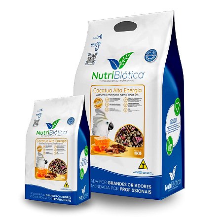 NUTRIBIOTICA CACATUA ALTA ENERGIA 3KG