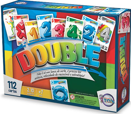 Jogo Double 112 Cartas Toia Brinquedos