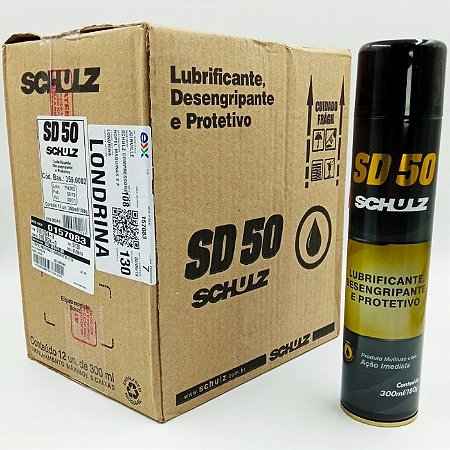 Caixa com 12 Desengripante Multiuso em Spray 300ml SD 50 - SCHULZ