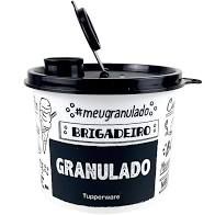 Tupper Redondinha Granulado com Bico Dosador PB 500 ml