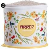 Tupper Caixa Arroz Floral 5 kg Plus