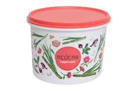 Tupper Caixa Açúcar Floral 1,4 kg