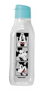 Eco Tupper Quadrada Plus Mickey 1 Litro
