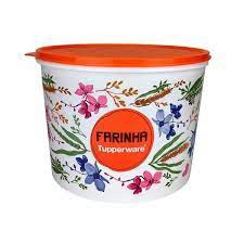 Tupper Caixa Farinha Floral 1,8 kg