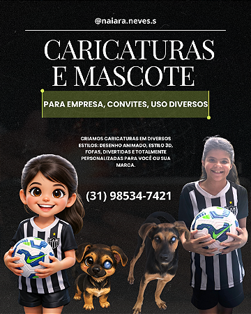 Caricaturas e Mascote