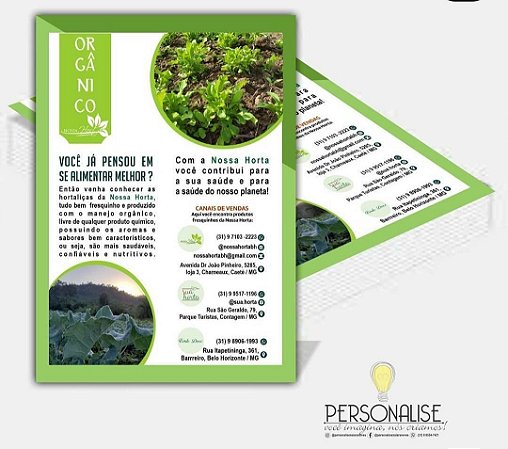 Arte encarte, folder, panfleto