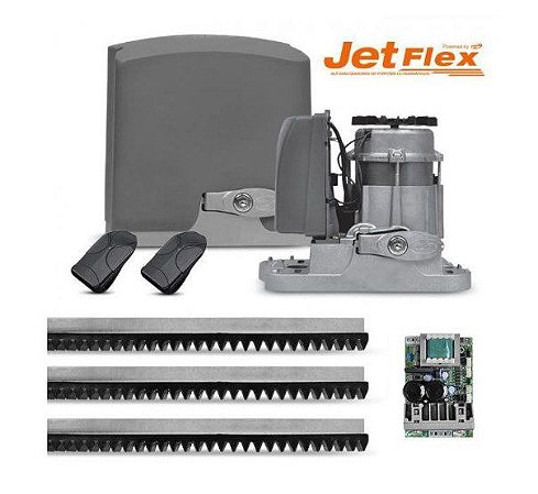 Motor de Portão Rápido Kit Automatizador Deslizante 1/2 HP DZ Rio R 800 Jet Flex PPA