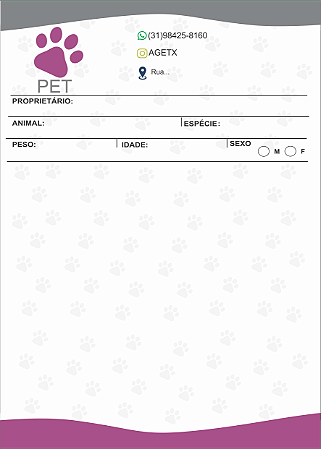 RECEITUÁRIO 4 CORES PAPEL APEGAMINHADO 90G 1000 UNI