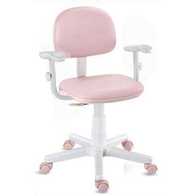 Cadeira giratória rosa bebê com braço - Dodo Deccor - Cadeiras coloridas