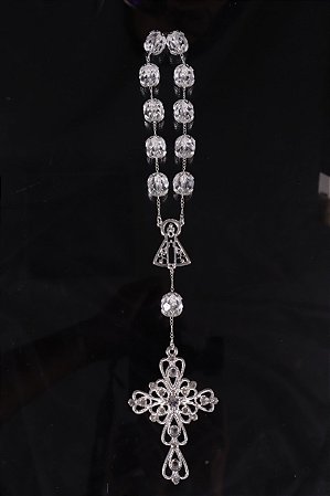 DEZENA NOIVA SEMI CRISTAL PRATA