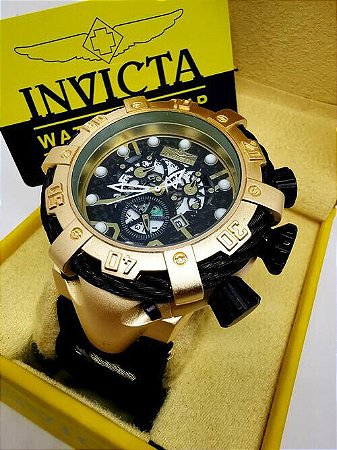 Relógio Masculino Invicta Subaqua Skeleton Noma IV Dourado / Preto -  MegaRoup Eletro - Roupas, eletrônicos, relógios, smartwatch, jaquetas,  blusas, chinelos