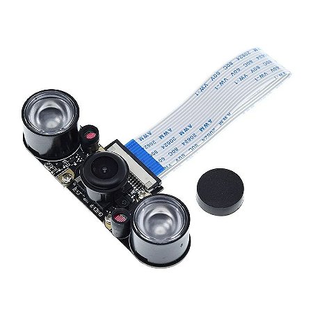 Câmera focal Noturna  ajustável para Raspberry Pi 4 - 1 conjunto 160 graus