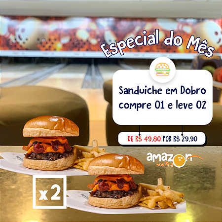 ESPECIAL DE MARÇO: Compre 01 Sanduiche e GANHE outro! *Consulte as regras do cupom na descrição*.