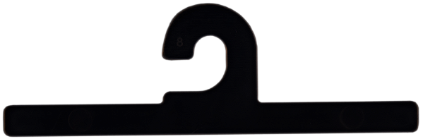 Cabide Preto 105mm 10,5cm - 1000 peças