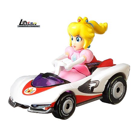 Peach - P-wing - Hot Wheels 1/64 - Mario Kart