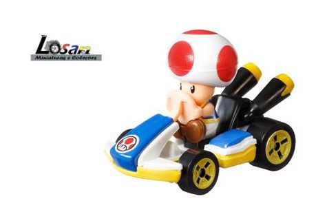 Toad - Standard Kart - Hot Wheels 1/64 - Mario Kart