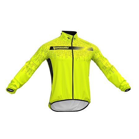 Jaqueta Corta Vento Para Ciclismo Masculina Digital Neon - Spenassatto  Industria e Comercio de Uniformes LTDA