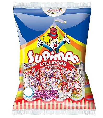 Pirulitos Supimpa Sortido 700g -  Santa Rita