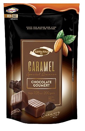 Caramelo Gourmet - Chocolate 200g -  Santa Rita
