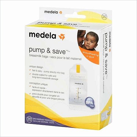 Bolsa para Coleta e Armazenamento de Leite Materno Pump & Safe com 20 -  Tutti Amore - A melhor loja para o seu bebê