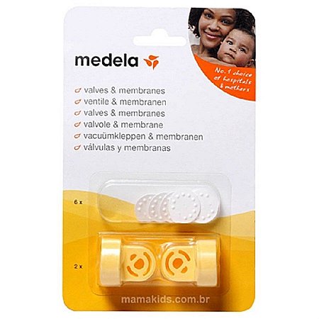 Kit Medela com Válvulas e Membranas para Bomba Tira-leite