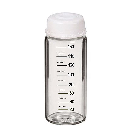 Frasco de Vidro para Leite Materno Graduado 150ml