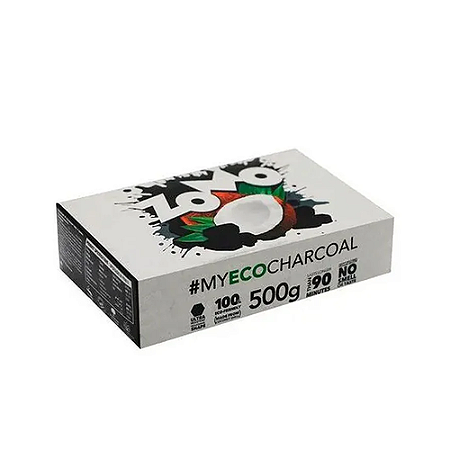 CARVÃO DE CÔCO 500 G - VARIADAS MARCAS