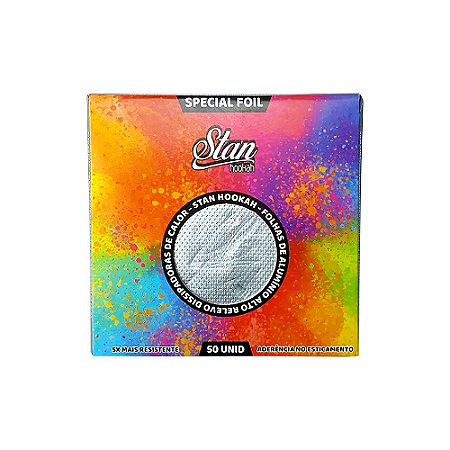 ALUMINIO P/ NARGUILE 50 FOLHAS