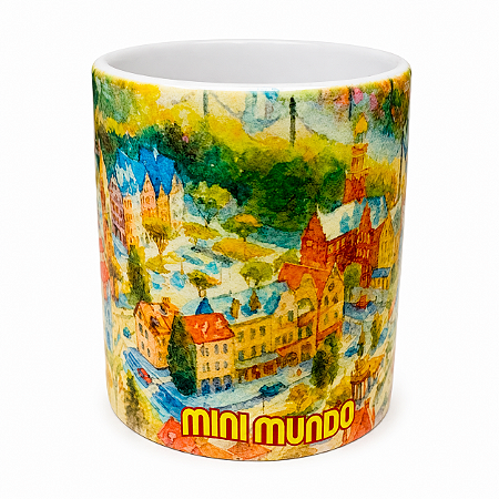 Caneca Mini Mundo Aquarela