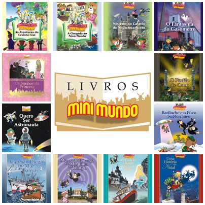 Coleção de Livros Mini Mundo