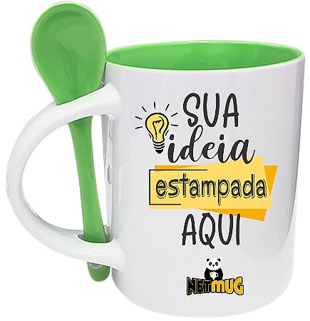 CANECA COM COLHER