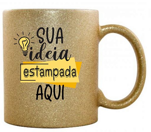 CANECA GLITTER
