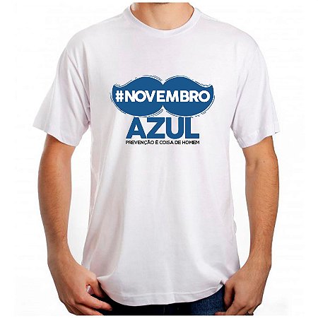 CAMISETA NOVEMBRO AZUL