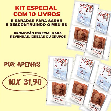 Kit Especial 5 Saradas + 5 Desconstruindo