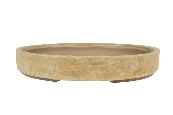 Vaso Oval Esmaltado Criva Ceramica 27  X 22  X 3 cm