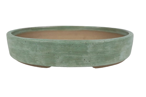 Vaso Oval Esmaltado Criva Ceramica 23 X 20 X 3,5 cm