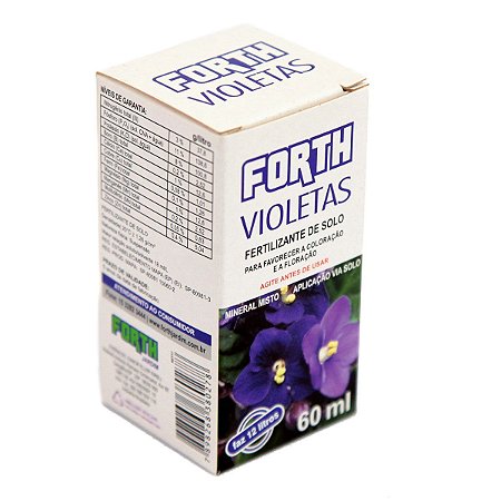 Adubo Líquido Concentrado para Violetas Forth 60 ml