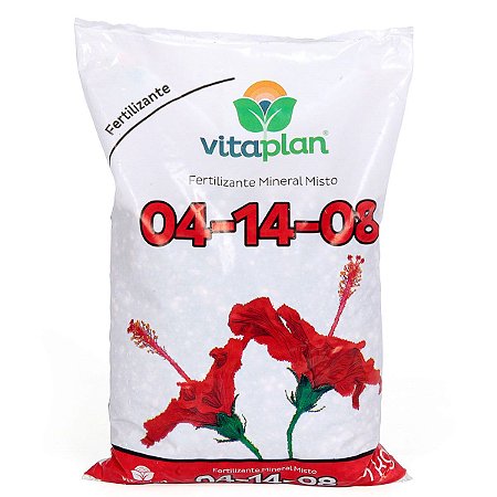 Adubo Para Floração 04-14-08 Vitaplan - 1 Kg