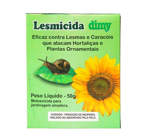 Lesmicida Dimy 50 gramas - 2 sachês de 25 gramas