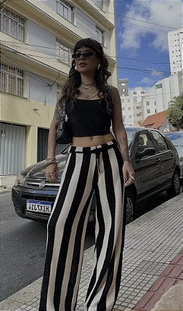 Calça Listrada