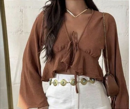 Blusa Serena Marrom