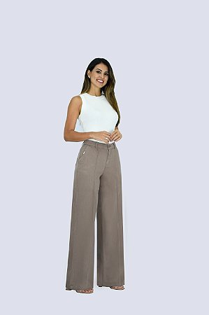 CALÇA WIDE LEG #MM# ESTONIA