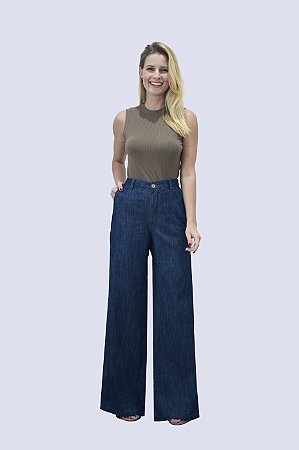 CALÇA WIDE LEG SPORT FIN CIN INT #MM# BENICIO