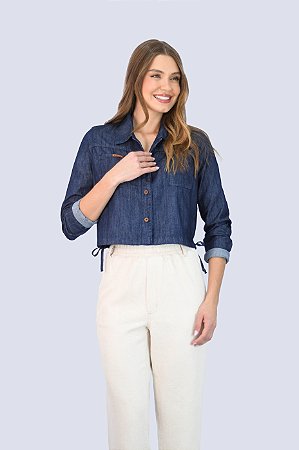 113 - CAMISA FEM CROPPED #MM# BENICIO