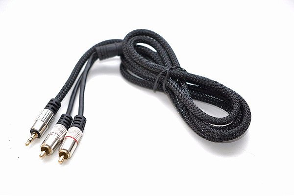 Cabo Audio 1p2st+2rca 5mt Emborra Pt F5086bb